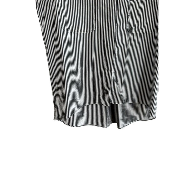 Lacoste Cotton Button Down Long Sleeved Shirt Size 40 High Low Hem - Picture 4 of 6